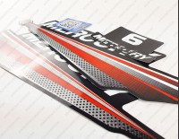 Mercury 6HP Two Stroke New Model Outboard Decal Kit